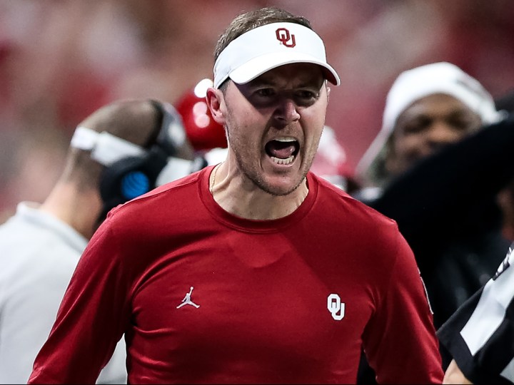 Oklahoma football coach Lincoln Riley