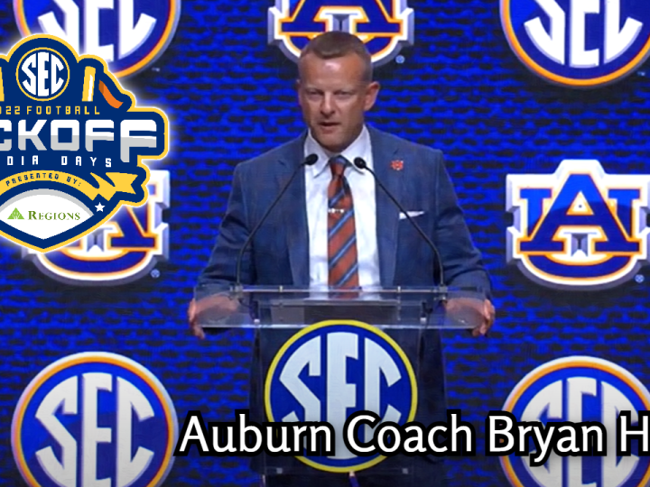 Auburn Bryan Harsin 2022 SEC Media Days