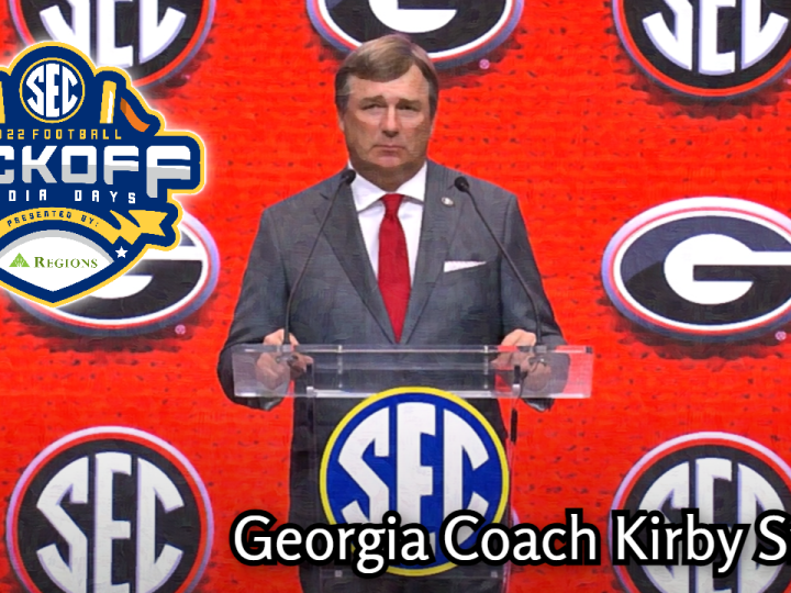 Georgia Kirby Smart 2022 SEC media days